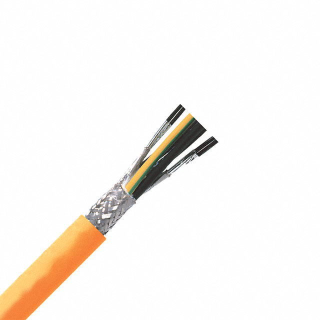 ABLE 4CON 10AWG ORNG SHLD 10' ÖLFLEX® SERVO FD 7TCE Continuous flex tray-rated servo cable; 600/1000V; UL TC-ER approval